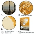 thumbnail image 3 of Designart "Melodic Yellow Old Carriage Cart" Old American Cart Floater Framed Wall Decor, 3 of 5