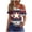 C-Navy, variant on Womens Red White Blue Tops American Flag Off One Shoulder Boat Neck Batwing Sleeve Loose Fit Casual Blouse Blue