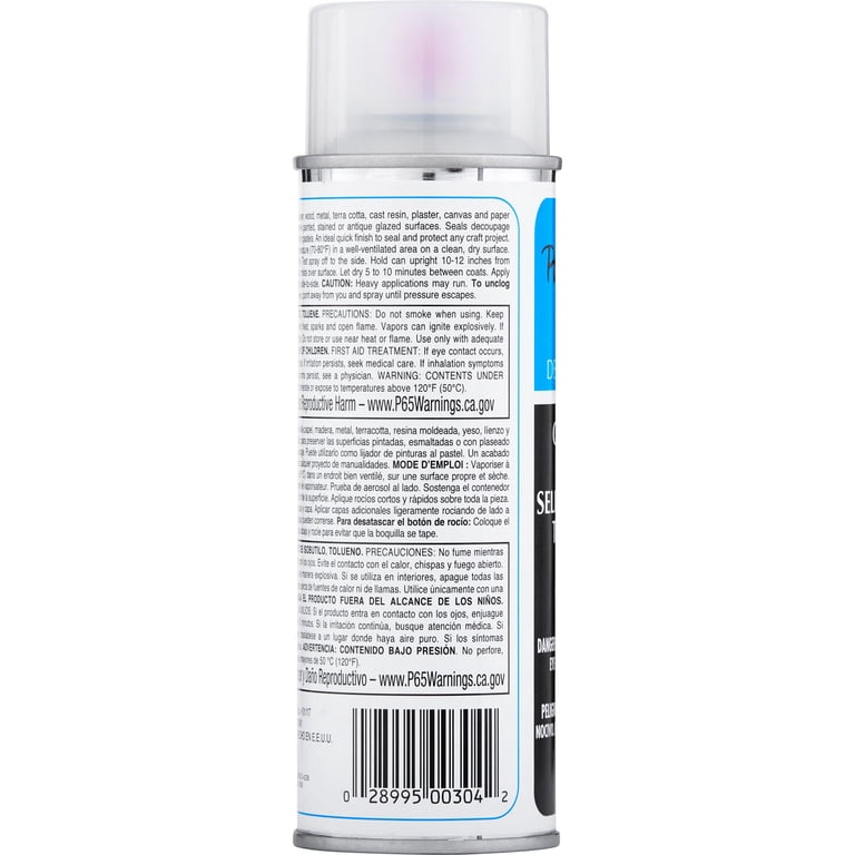 Plaid Patricia Nimocks Clear Acrylic Spray Sealer, Gloss, 6 oz photo 3