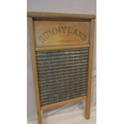 COLUMBUS WASHBOARD Dubl Handi 8-5/8 in. W X 18 in. L Metal Scrub Surface Washboard