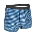 thumbnail image 3 of Bingfone Blue Gingham Men'S Underwear - Casual Stretch Boxer Briefs-Medium, 3 of 9