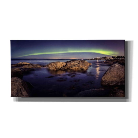Epic Graffiti 'Northern Lights 6' by Epic Portfolio, Giclee Canvas Wall Art, 40"x20"