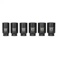thumbnail image 7 of MIXPOWER 6-Piece 1/2-inch Drive Deep Impact Socket Set, Impact Grade Socket Set, 6 Point, CR-MO, Metric,30mm, 32mm, 33mm, 34mm, 35mm, 36mm, 7 of 7