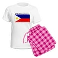 thumbnail image 5 of CafePress - Philippines Filipino Flag Women's Light Pajamas - Women's Short Sleeve Print T-Shirt and Pants Light Cotton Pajama Set, 5 of 7