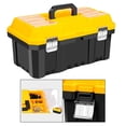 thumbnail image 2 of 1 Uds Caja de Herramientas de Reparación con Portátil con Organizador de Asas Servicio Multifunción de Plástico Caja de Almacenamiento Industria B Sunnimix Caja de herramientas portátil, 2 of 8