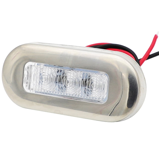 Bsvklp Cortesía LED Lámpara Trasera LED 3LED DC 12V Accesorio para Yate (azul)