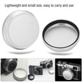 thumbnail image 4 of Professional Metal Lens Front Cap for X100S X100T Alloy Camera Protector Durable Scratch Resistant Black Silver 5.8cm, 4 of 7