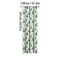 thumbnail image 1 of MYG 1PC Christmas Forest Rod-through Long Curtain Blackout Partition Curtain, 1 of 8