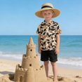 thumbnail image 6 of Dailycode Small Short Sleeve Button Down Shirts Leaves Casual Shirt 3-10 Years, 6 of 9