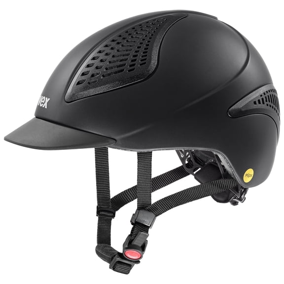 Uvex Exxential III MIPS – Adjustable and Lightweight Equestrian Helmet for Adults - Black Matte, Size s-m