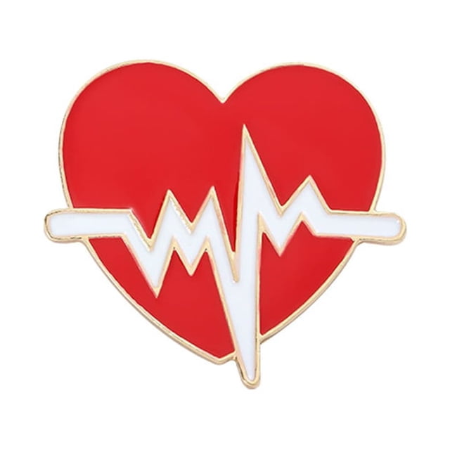 Jumpingount Broches estetoscopio dibujos animados esmalte solapa pines elegante enfermera médica insignia mujeres hombres escolar regalo DIY Accesorios de disfraces XZ4335