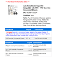 thumbnail image 2 of Auto Trans Master Repair Kit - Compatible with 1991 - 1993 Chevy Commercial Chassis 1992, 2 of 2