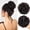Brown Black, variant on Messy Bun Hair Piece Human Hair Buns Hair Piece Claw Clip Bun Natural Curly Chignon Ponytail Fluffy Donut Updo Hair Pieces Messy Hair Buns Scrunchies for Women