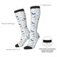 thumbnail image 4 of Fotbe Butterfly Calcetas Divertidas Estampadas para Hombre y Mujer, Calcetas de Algodón hasta la Rodilla para Caminar, Correr, Enfermería y Embarazo, 4 of 6