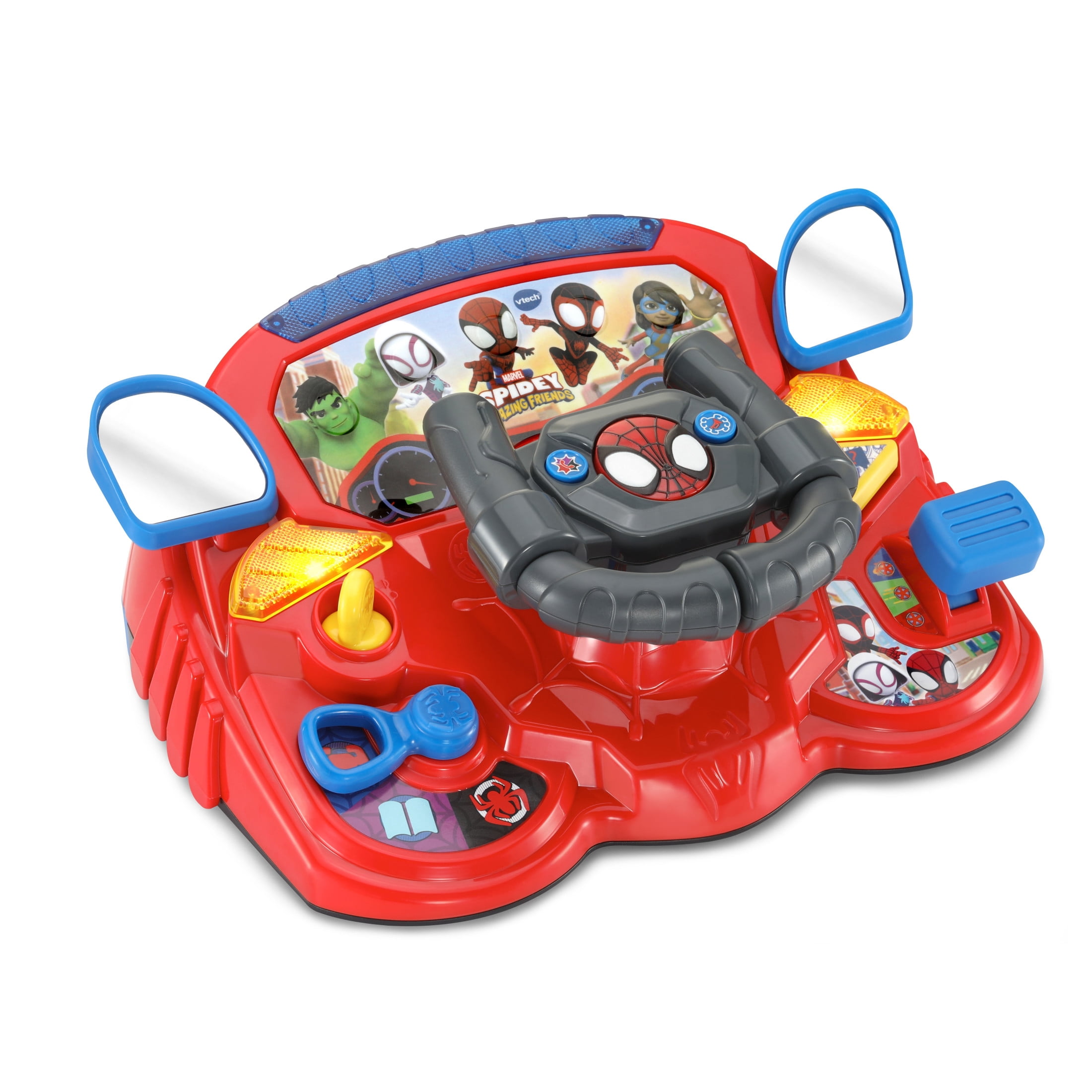 VTech® Spidey and His Amazing Friends Spidey to the Rescue Driver; Interactive Toy for Kids,  Ages 3-6 Years Old
