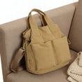 thumbnail image 4 of Women's Casual Shoulder Bag Student Class Handheld Bag Nylon Tote Bag Large Capacity Commute Crossbody Bag, 4 of 6