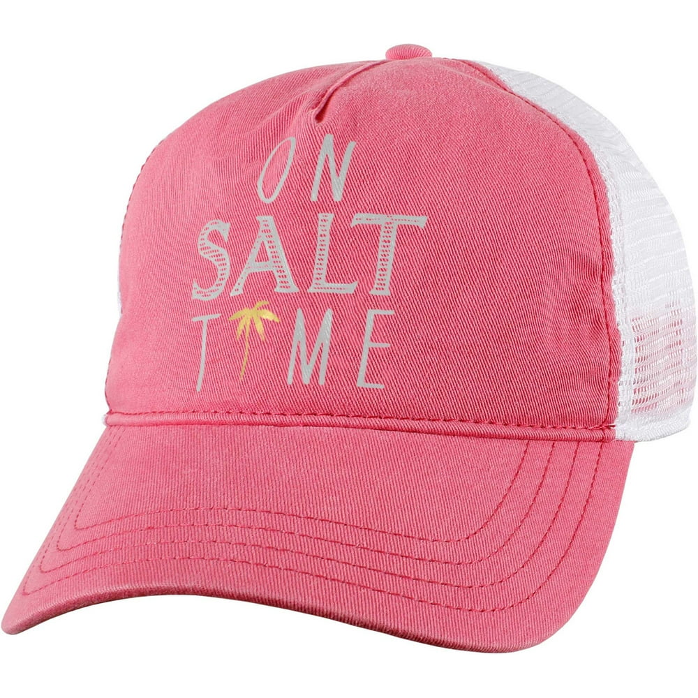 Salt Life Salt Life Women's Salt Time Livin' Trucker Hat Flamingo One