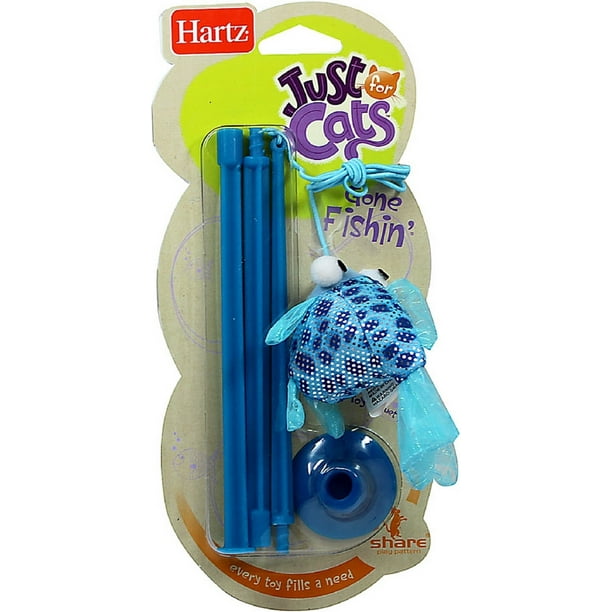 4 Pack - Hartz Just For Cats Gone Fishin' Cat Toy 1 ea - Walmart.com - Walmart.com
