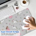 thumbnail image 4 of Long Mouse Pads for Desk,Princess Unicorn Butterfly Pattern Desk Mats on Top Of Desks, Desk Mouse Pad Extra Large with 3mm Non-Slip Base and Stitched Edge for Gaming,Office,Work,Home 31.5"x11.8", 4 of 6