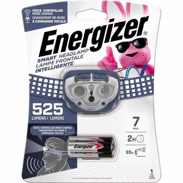 Faro Energizer Smart LED azul de 525 lúmenes con pila AAA