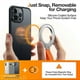 thumbnail image 2 of TORRAS Ostand Ring Compatible with MagSafe Phone Grip Holder Kickstand with Metal Ring-Black, 2 of 5