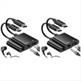 thumbnail image 1 of 4x Adaptador de Cargador y Auriculares USB C A 3,5 Mm, 2 en 1 para Galaxy S22/S21/S20/S20+ Ultra, Note 20/10, Pixel 6/5/4/3 XL (Negro), 1 of 5