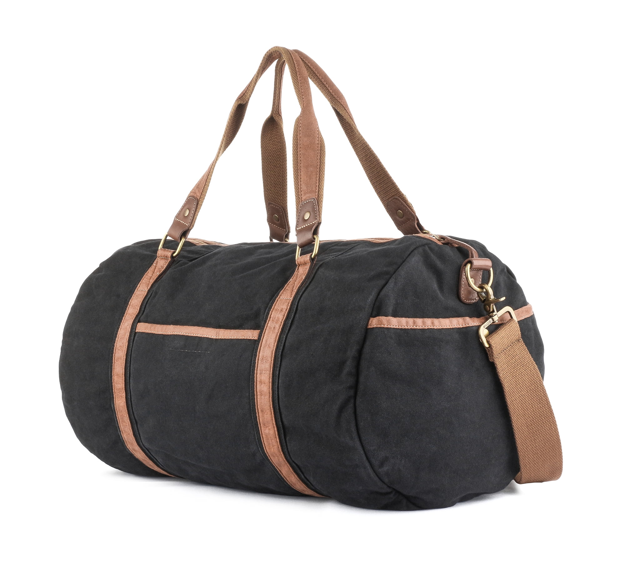 Gootium Vintage Canvas Duffle Bag Carryon Weekender Sports Gym Bag
