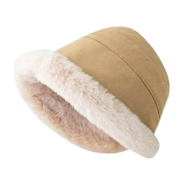 Sonducket Gorro de pescador de punto Gorro con pompón para mujer forrado de seda Gorro impermeable Gorro con visera unisex para mujer Sombreros B