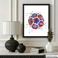 thumbnail image 3 of Poster Master Sports Poster - Soccer Print - Soccer Ball Art - Silhouette Art - Abstract Art - Watercolor Art - Ball Art - Colorful Art - Great Kid's Room or Bedroom Decor - 8x10 UNFRAMED, 3 of 4