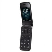 TracFone Nokia 2760 Flip |4GB | Black Prepaid Flip Phone | Brand New