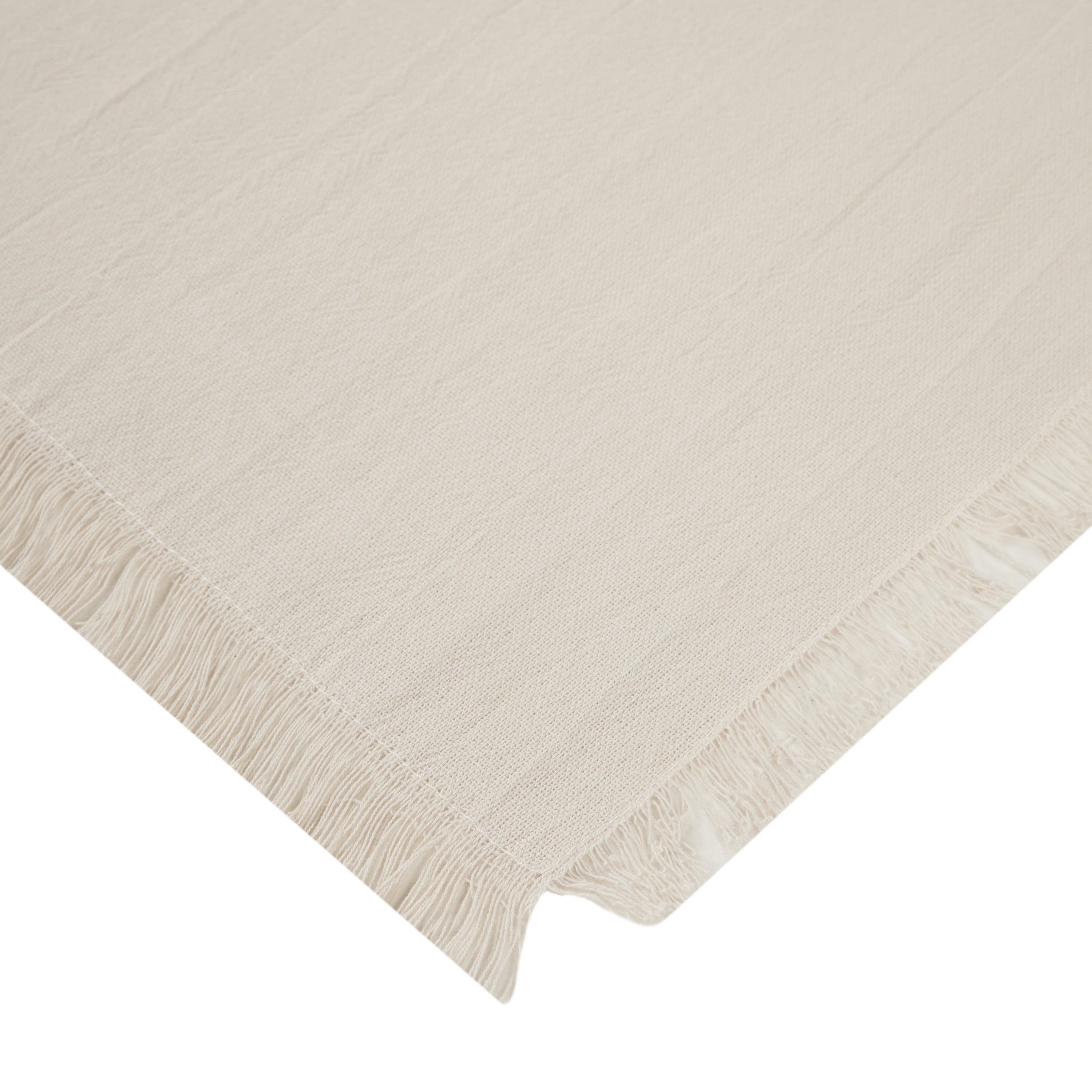 Better Homes & Gardens Set of 4 Jute Placemats, 1 Table Runner and Set of Four White Napkins Bundle
