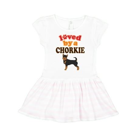 

Inktastic Chorkie Dog Chihuahua Yorkie Gift Toddler Girl Dress