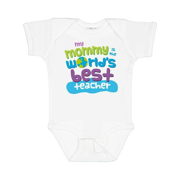 Inktastic Teacher Mommy Boys or Girls Baby Bodysuit