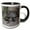 Black/White, variant on 3drose, Softshell Turtle on Rock Reptile, 15oz Mug