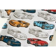 thumbnail image 7 of QEFJNO 2-8Y Kids Boys Cotton Pajamas Set 2PCS Short Sleeve Top and Shorts for Toddler Boys Cars Printed Pjs Summer, 7 of 7