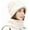 Beige, variant on Winter Versatile Knitted Hooded Scarf for Women, 2-In-1 Knitted Hooded Scarf, Warm Shawl Wrap Head Scarves Pullover Hat