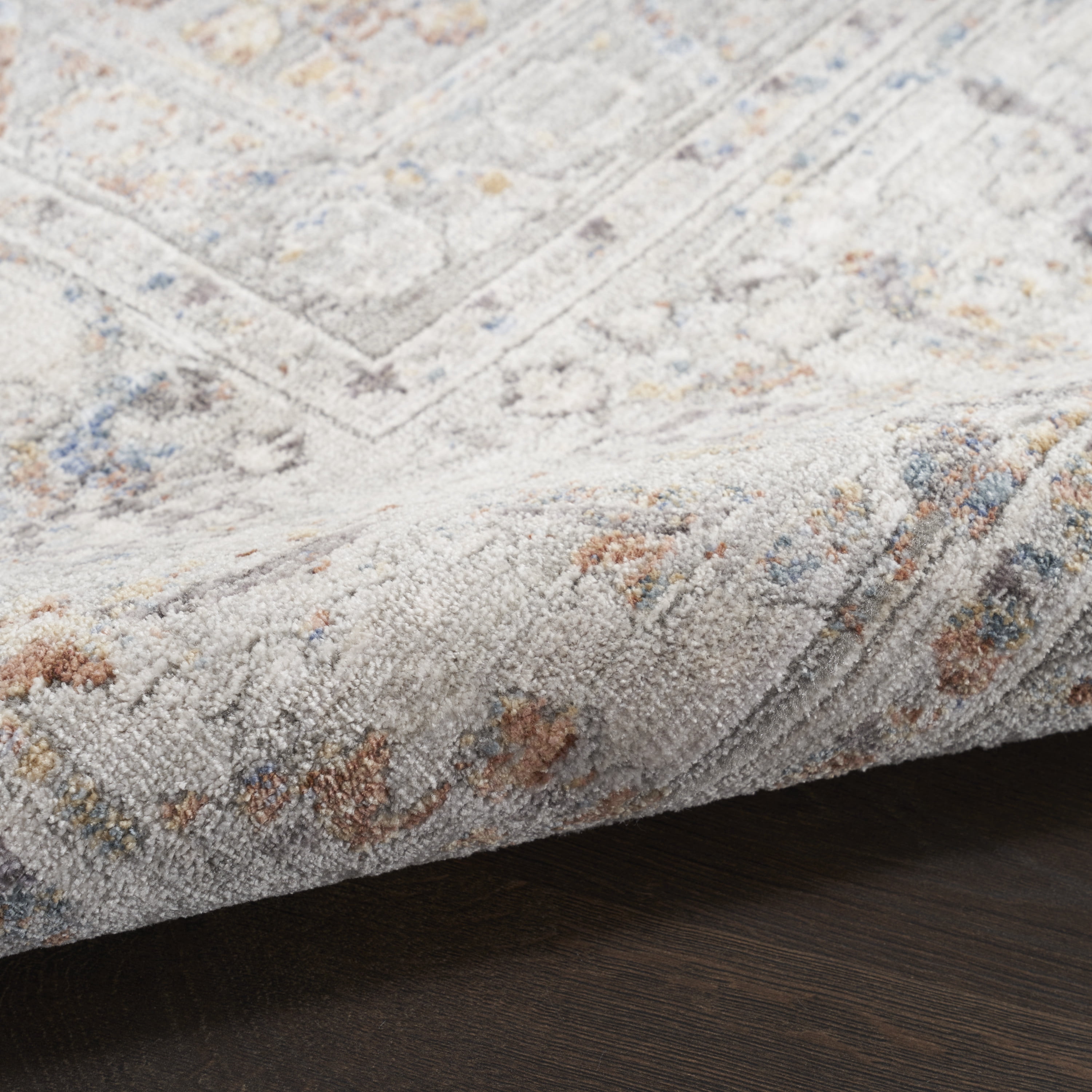 Nourison Timeless Classics Persian Ivory Blue 5'3" x 7'6" Area Rug (5x8)
