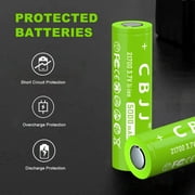 3.7V 21700 Rechargeable Battery Lithium 5000mAh for LED Flashlight,Toys,Headlamps, RC Cars,Garden Lights and Other Electronic Devices