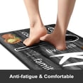 thumbnail image 4 of Anti Fatigue Fall Kitchen Mats, Boho Distressed Kitchen Floor Mats 17"x47"+17"x30", Non Slip Waterproof Kitchen Rugs, Padded Comfort Standing Mats for Laundry, Office, Sink, Desk Orange Multi, 4 of 6