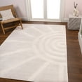 thumbnail image 5 of JONATHAN Y SANDSTONE 5 x 8 Area Rug, Aelius Scandinavian Abstract Sun Two-Tone - White/Cream, SND101B-5, 5 of 12