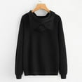thumbnail image 2 of Vente Chaude Chandail à Capuchon pour Femmes Simple avec Chat de Dessin Animé Oreilles 3D Manches Longues Décontracté Hoody Chandail en Molleton Mode pour Dames Chandail à Capuche Hauts Chandails à Capuchon, 2 of 3