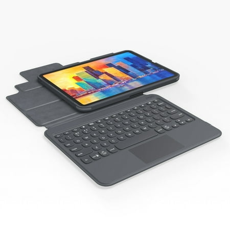 ZAGG - Pro Keys with Trackpad Wireless Keyboard & Case for Apple iPad Air 10.9" (2020, 2022) and iPad Pro 11" (2018-2021) - Black
