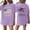 Purple, variant on 250 Years We The People Semiquincentennial 1776 2026 Oversized Short Sleeve T Shirt American Flag Print Top Black L