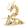 thumbnail image 1 of Puzle metálico 3D FILASLFT Golden Dragon para adultos con herramientas, 1 of 7