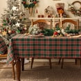 thumbnail image 4 of Checkered Tartan Rectangle Tablecloth - Plaid Xmas Table Cloths, 4 of 6