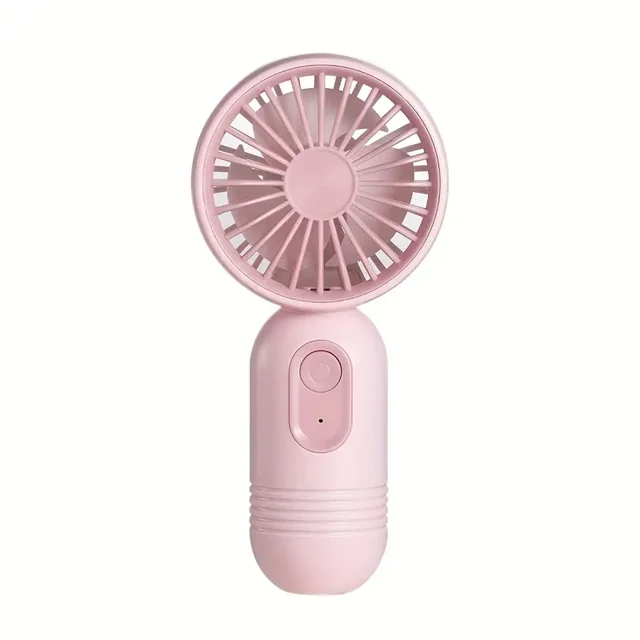 1PC Mini Portable Fan, USB Rechargeable, 3 Speeds - Handheld Fan for Men and Women - Perfect for Office, Outdoor, Travel and Camping
