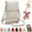 grey, variant on Women’S Touch Screen Mobile Phone Messenger Bag, Anti-Theft Rfid Leather Crossbody Purse with Clear Window for Shopping