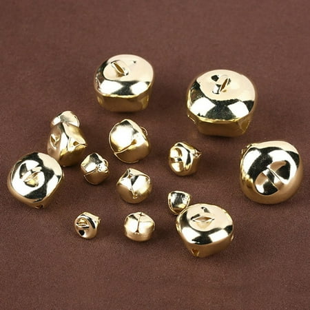 Silver Bells Christmas Is Here Fancyleo 20Pcs Jingle Bells Gold Silver Plated Copper Loose Beads Small For Party Christmas Tree Decoration Ornaments ()