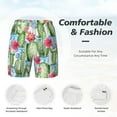 thumbnail image 5 of Gaeub Flowers and Cactus Mens Swim Trunks Stretch Beach Shorts Quick Dry for Men Swim Shorts Swimwear with Pockets- X-Large, 5 of 9