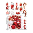 thumbnail image 5 of Christmas Ball Ornaments 16 PCS Christmas Tree Decorations Ornaments Set Shatterproof Xmas Baubles Hanging Ornaments Christmas Ball Ornament for Indoor Holiday Decor, 5 of 5